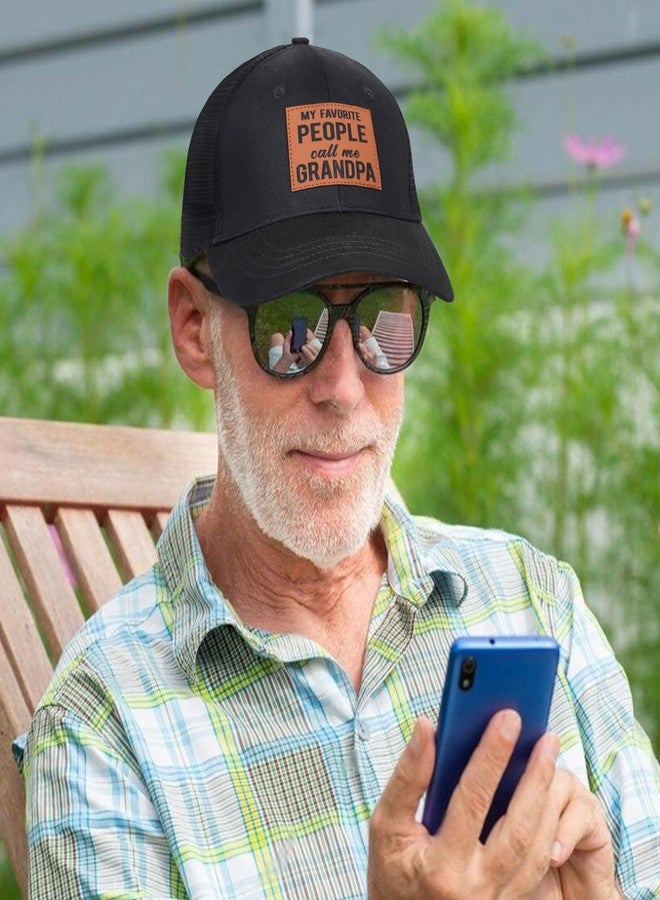 Supload Papa Hat Best Grandpa Gifts from Grandkids Fathers Day Christmas Birthday Gifts for Papa My Favorite People Call Me Papa Cap - Image 5